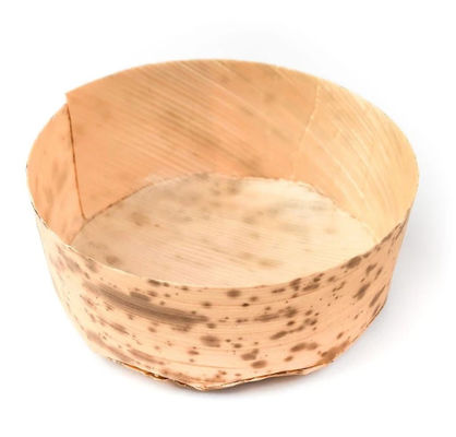 Eco Friendly Tasting Disposable Dessert Cups Bamboo Leaf 2.75inch